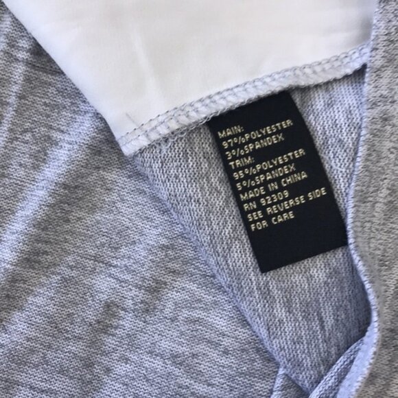 DG2 Diane Gilman Contrast Brushed Mix Media Top - Picture 4 of 6